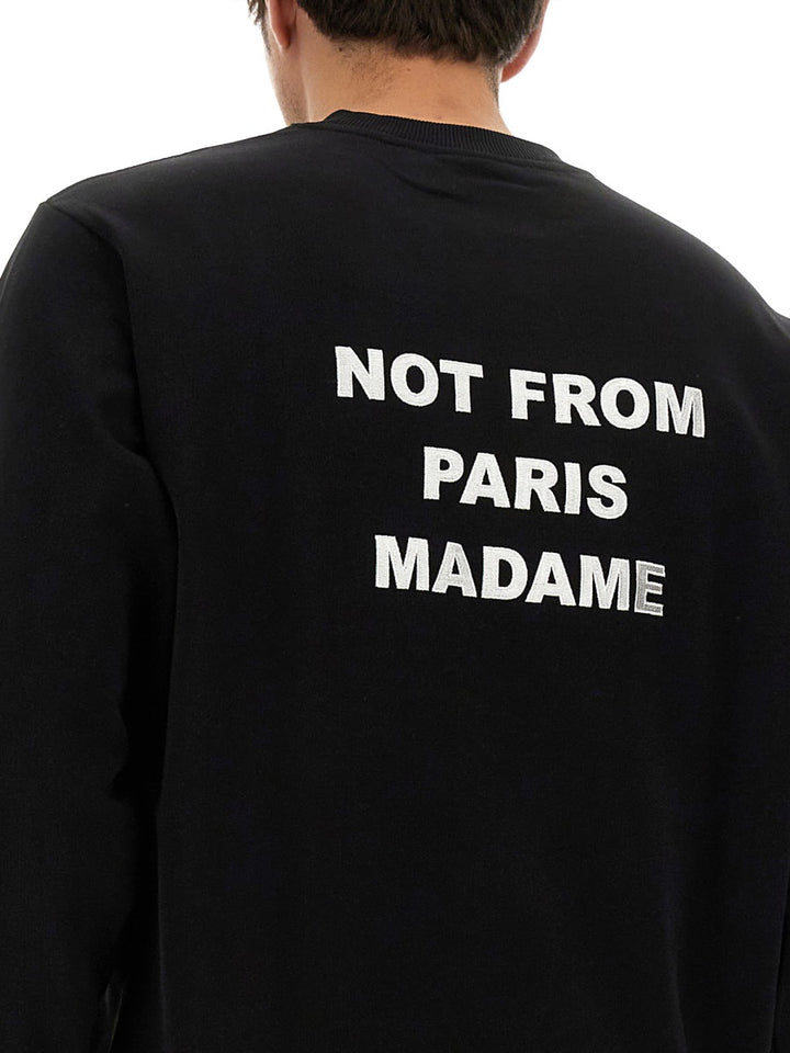Drôle De Monsieur Sweatshirts - Black | Wanan Luxury
