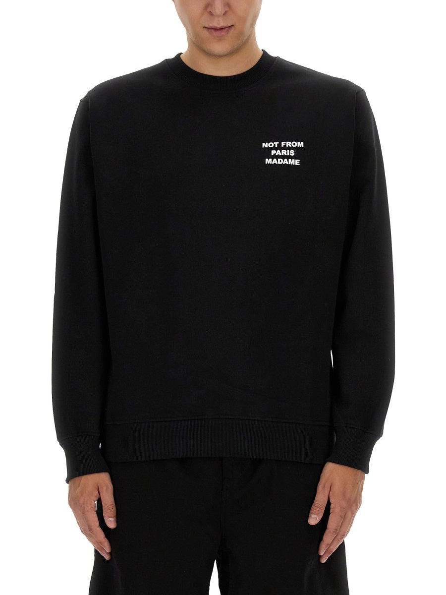 Drôle De Monsieur Sweatshirts - Black | Wanan Luxury