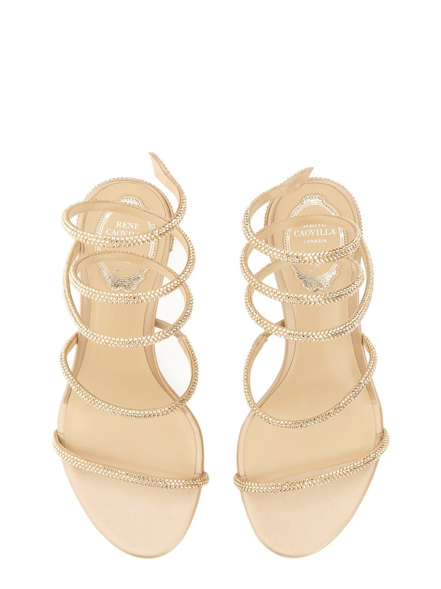 Rene Caovilla Sandals - Gold | 8961003f092b78f2ecc2a2b21f7d1e5b5495cb29