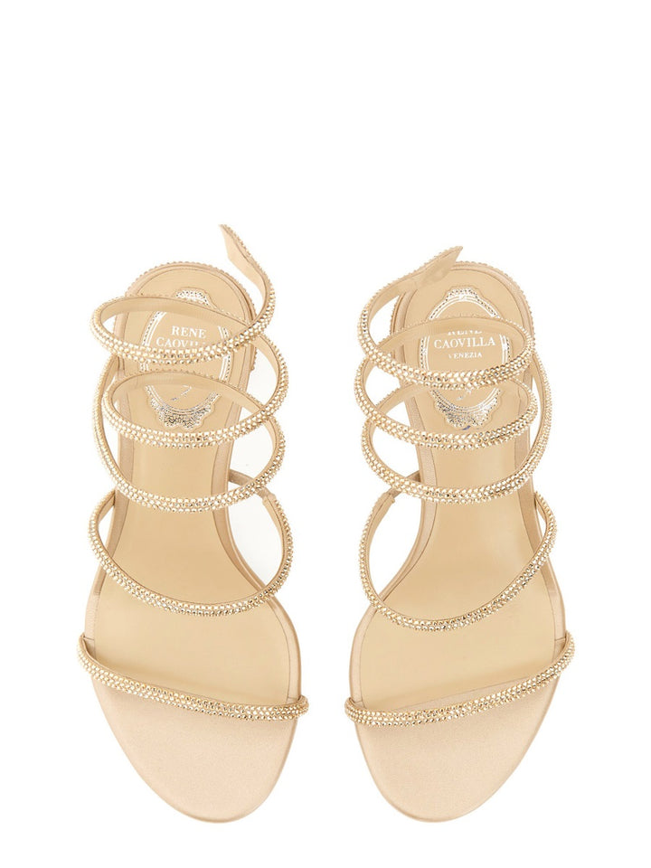 Rene Caovilla Sandals - Gold | 8961003f092b78f2ecc2a2b21f7d1e5b5495cb29