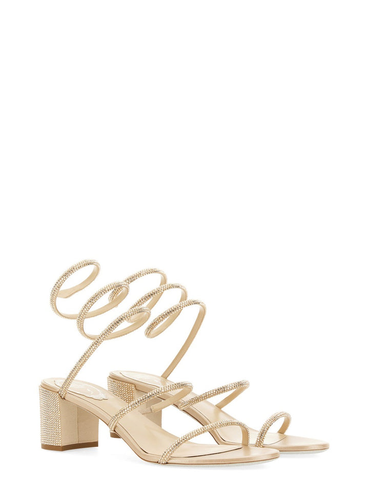 Rene Caovilla Sandals - Gold | db7b6595dcce394c13113667a86f8c54135754a4