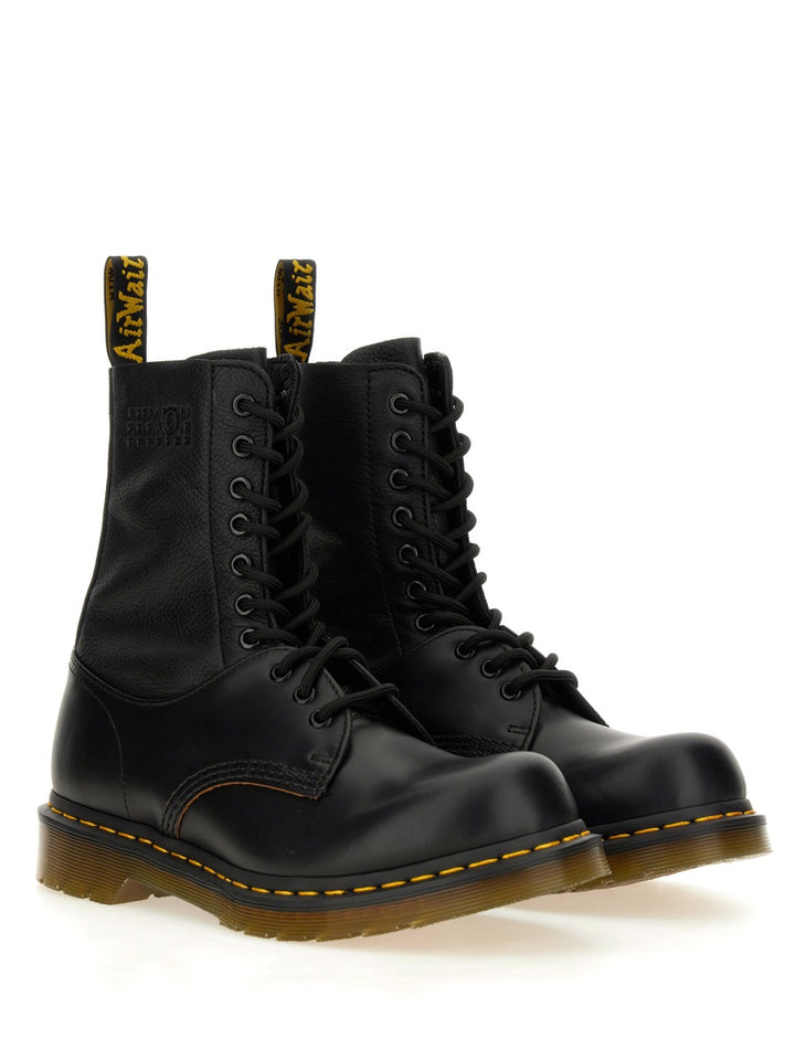 MM6 x Dr. Martens Boots - Black | Wanan Luxury