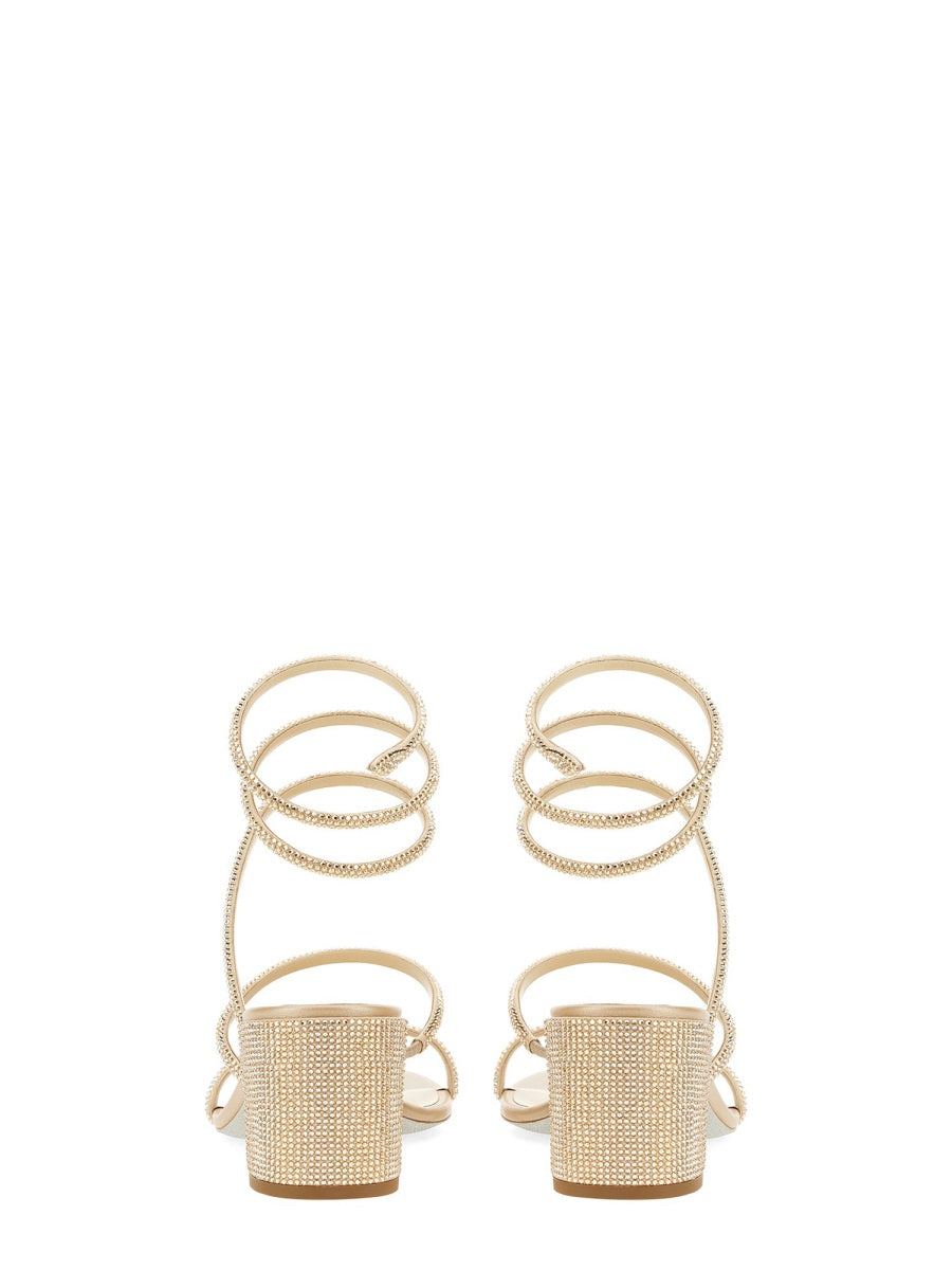 Rene Caovilla Sandals - Gold | 9339eb86631eaab3785aa977182a945017cc63df