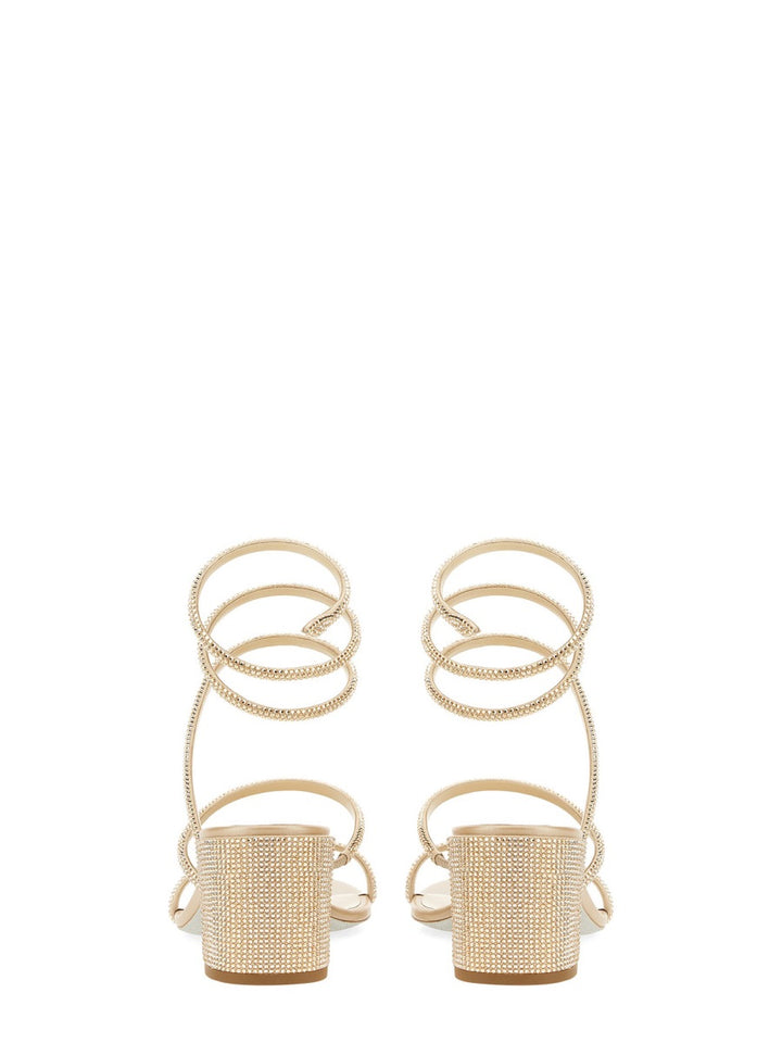 Rene Caovilla Sandals - Gold | 9339eb86631eaab3785aa977182a945017cc63df