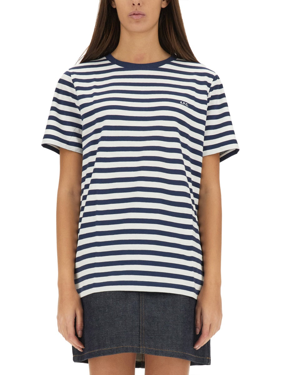 A.P.C. T shirts - Blue | Wanan Luxury