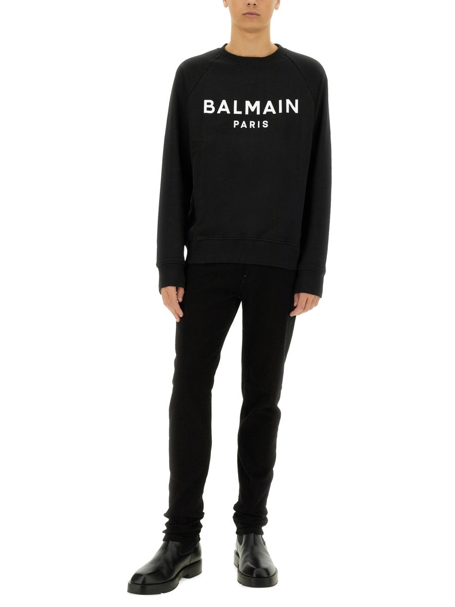 Balmain Sweatshirts - Black | Wanan Luxury