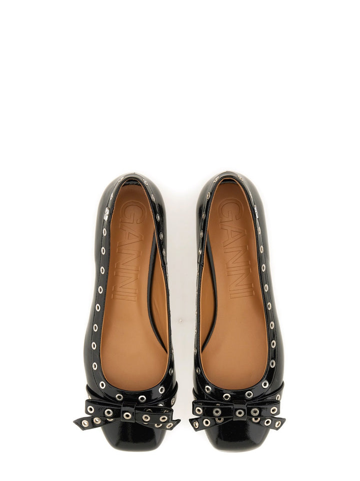 Ganni Flat Shoes - Black | Wanan Luxury