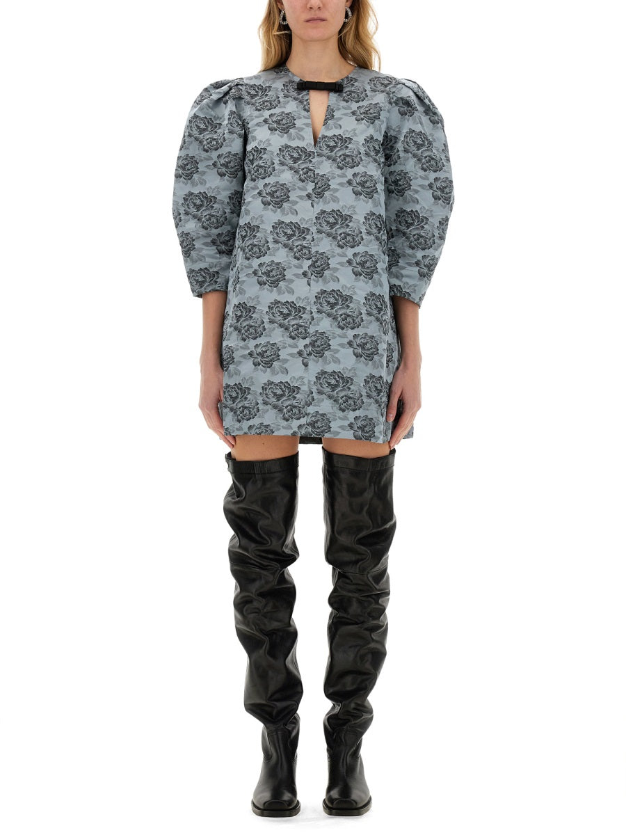 Ganni Suits & Dresses - White, Light Blue | Wanan Luxury