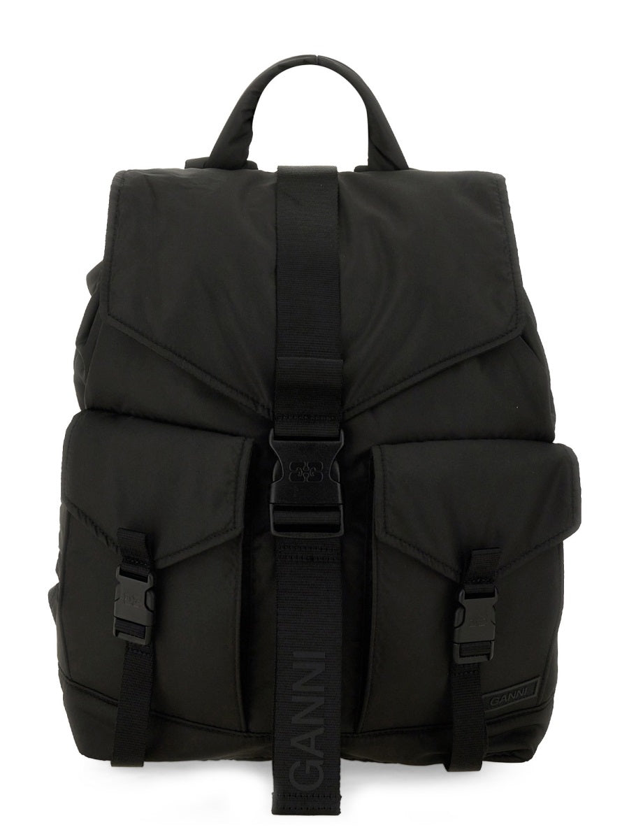 Ganni Backpacks & Travels - Black | 779808ada451ef9435f44e5610930619a2a9e704