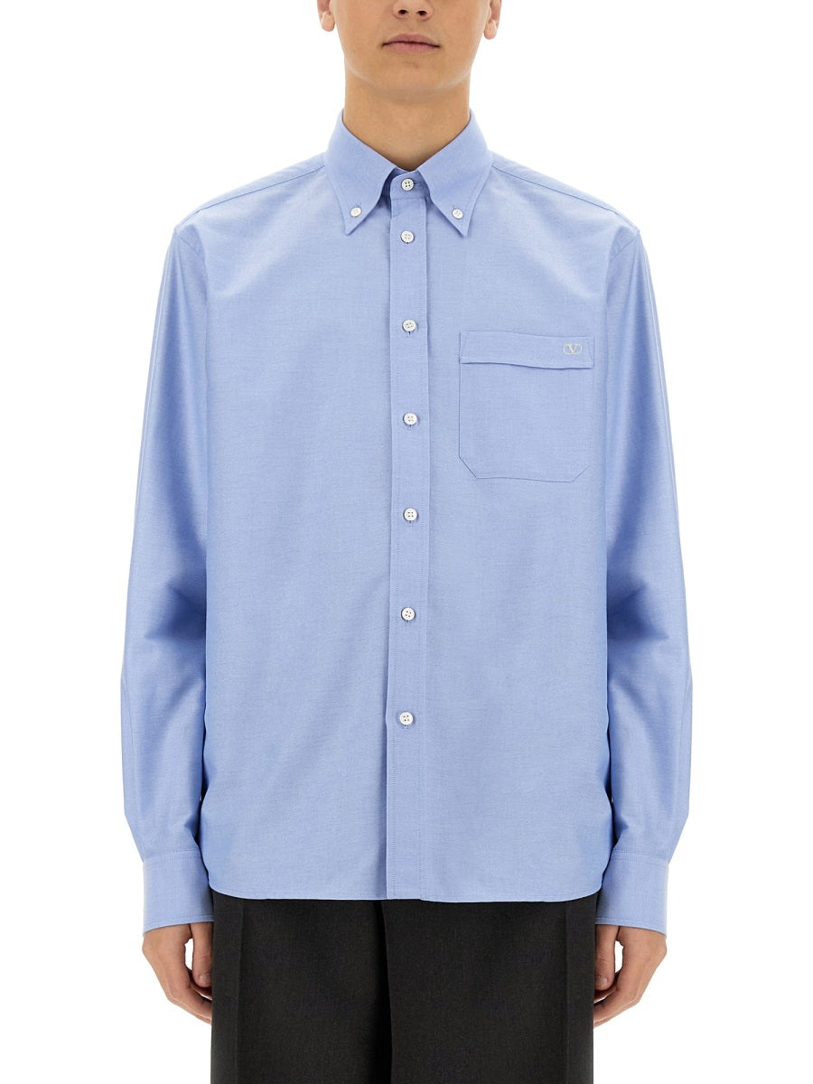 Valentino Garavani Shirts - White, Light Blue | Wanan Luxury