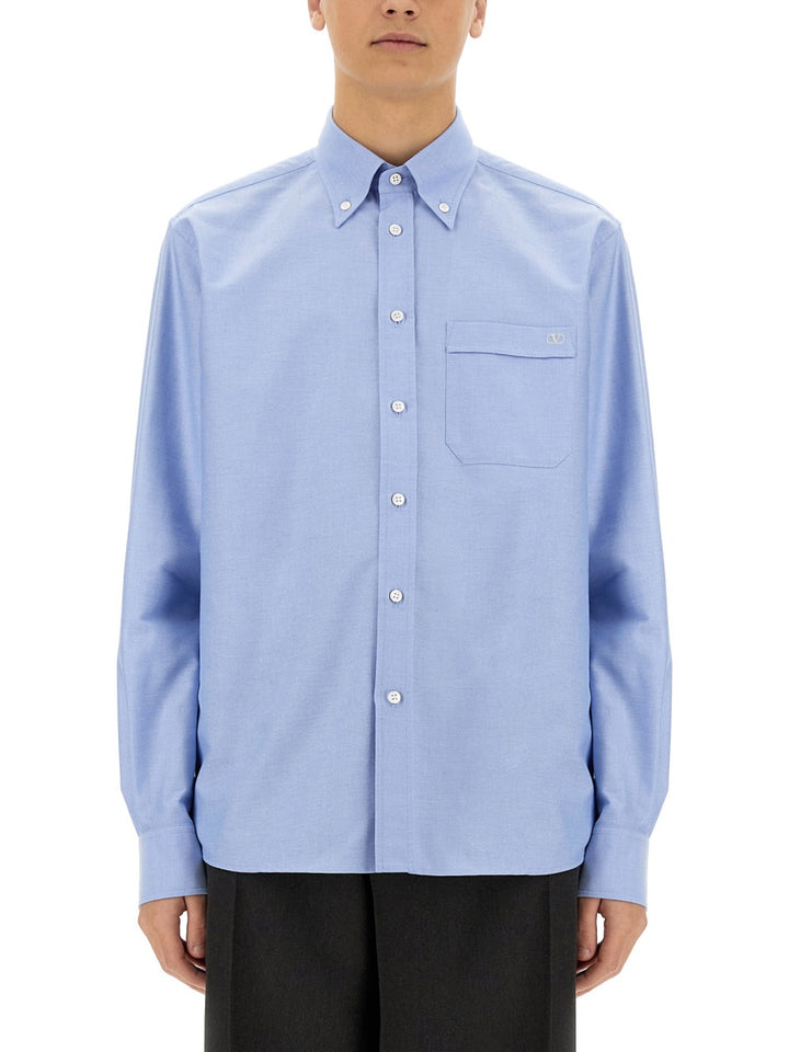 Valentino Garavani Shirts - White, Light Blue | Wanan Luxury