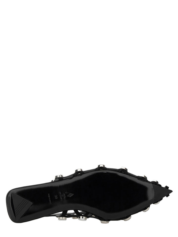 The Attico Flat Shoes - Black | Wanan Luxury