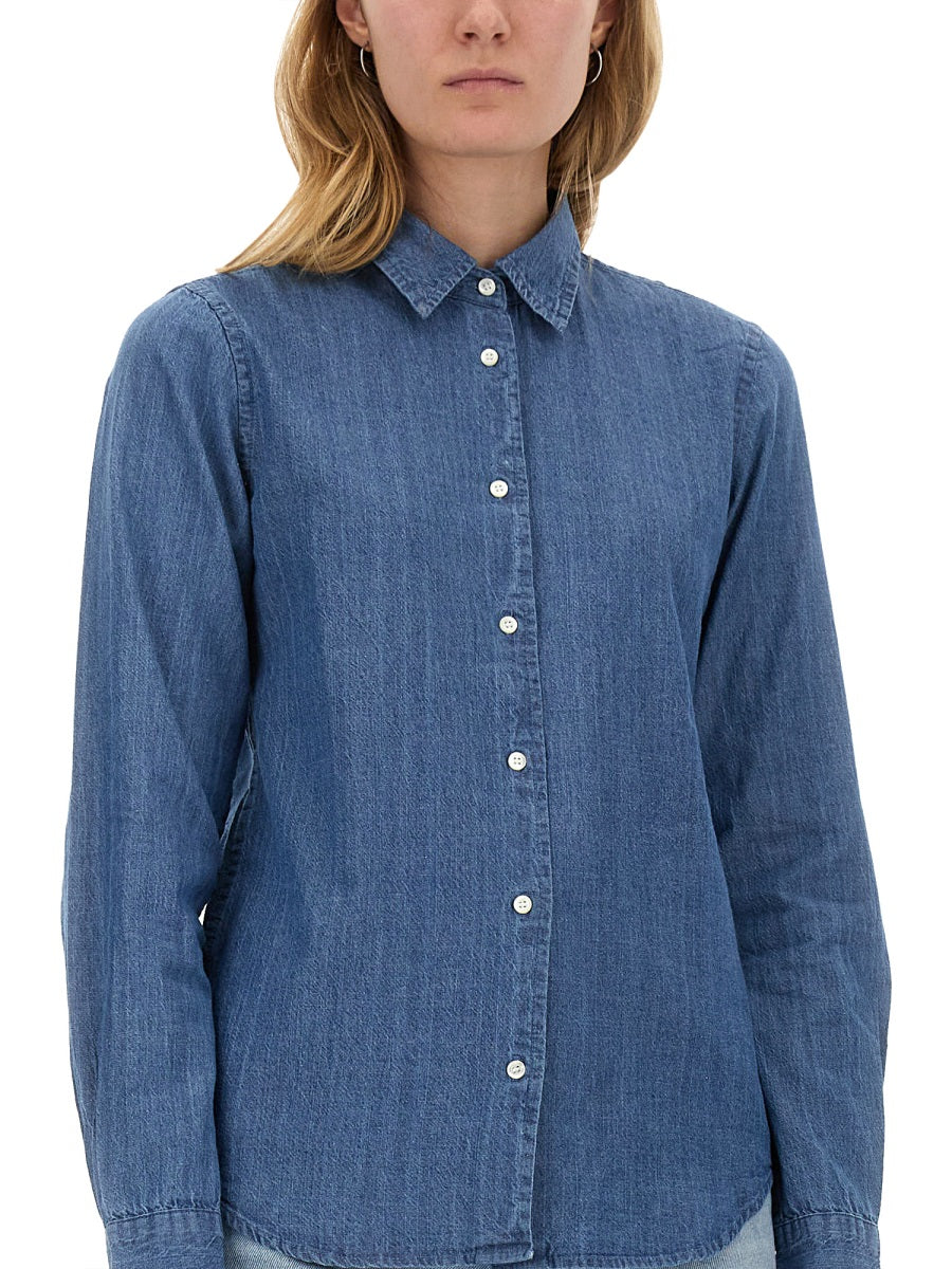 Aspesi Shirts - Blue | Wanan Luxury