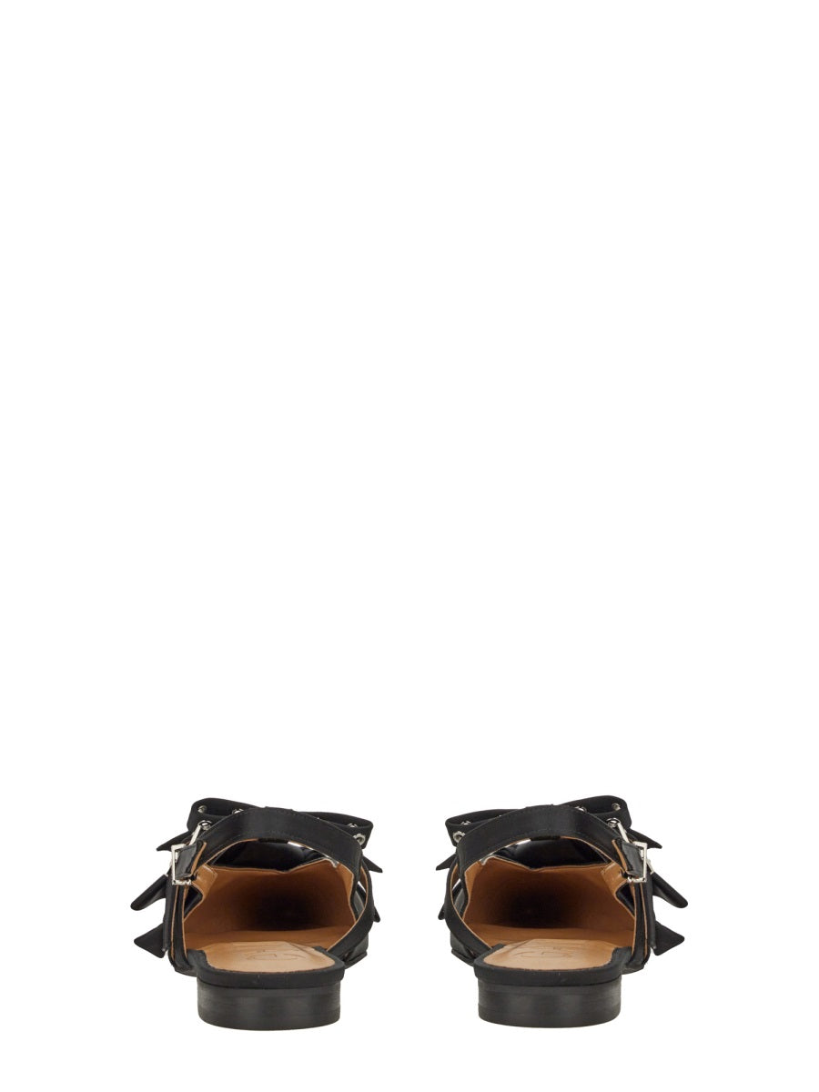 Ganni Flat Shoes - Black | Wanan Luxury