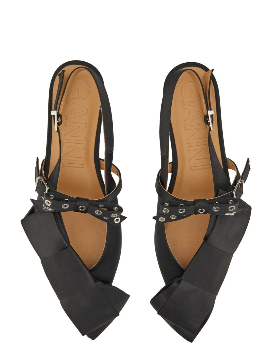 Ganni Flat Shoes - Black | Wanan Luxury