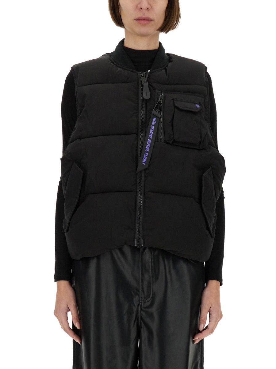 Alpha Industries Gilet - Black | Wanan Luxury