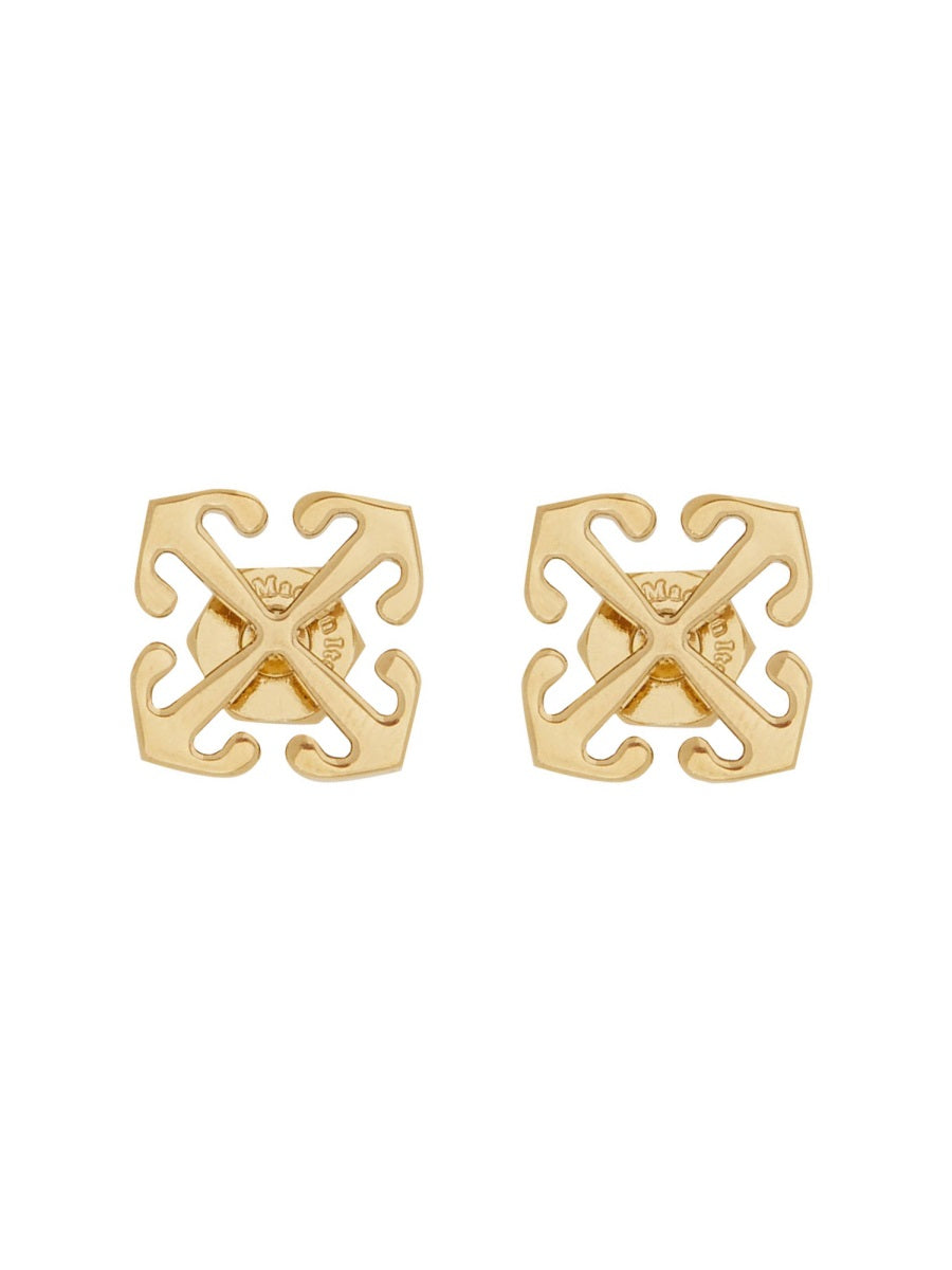 Off-White Earrings - Gold | Wanan Luxury