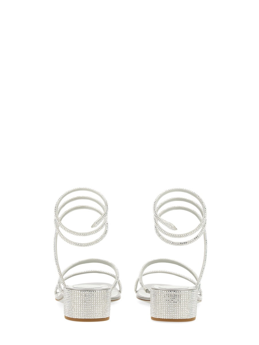 Rene Caovilla Sandals - Silver | caa02ed1d5c615359ba2966ee0d4972433a54260