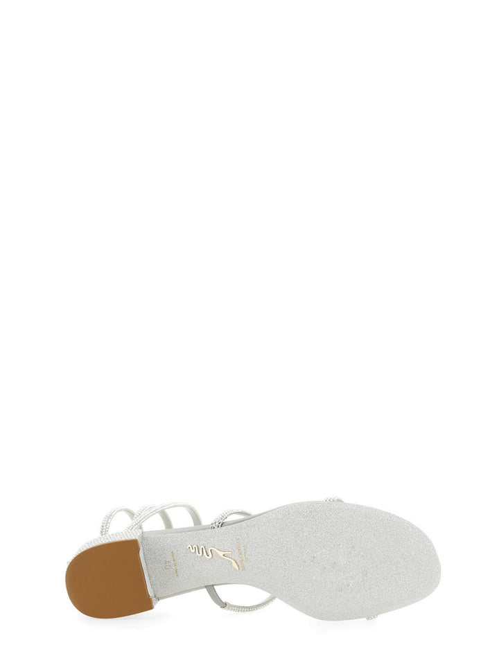 Rene Caovilla Sandals - Silver | e737b36612bb9a63760adab41ca3c56d8486db59
