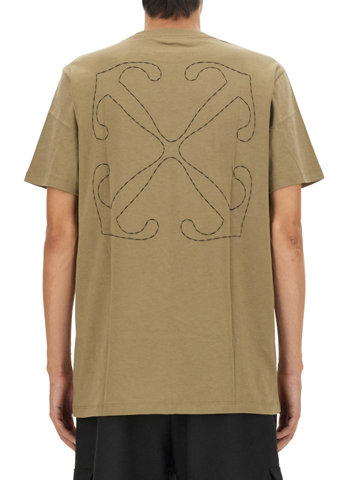 Off-White T shirts - Beige | Wanan Luxury