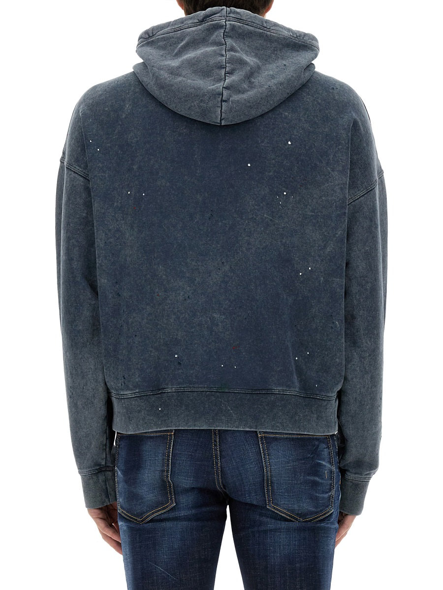 Dsquared2 Sweatshirts - Blue | Wanan Luxury