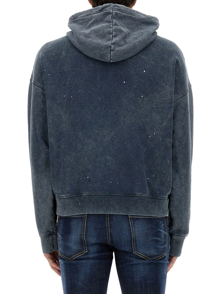 Dsquared2 Sweatshirts - Blue | Wanan Luxury