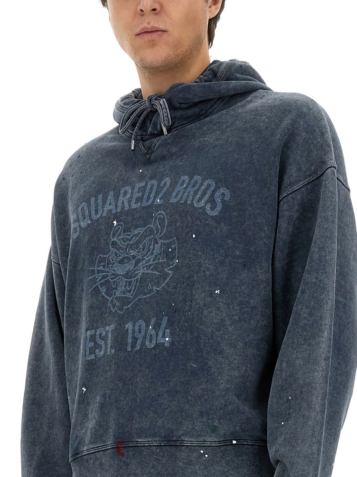 Dsquared2 Sweatshirts - Blue | Wanan Luxury