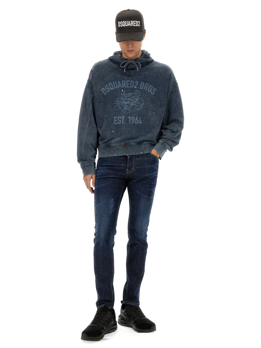 Dsquared2 Sweatshirts - Blue | Wanan Luxury