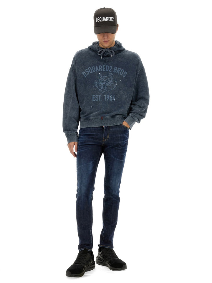 Dsquared2 Sweatshirts - Blue | Wanan Luxury