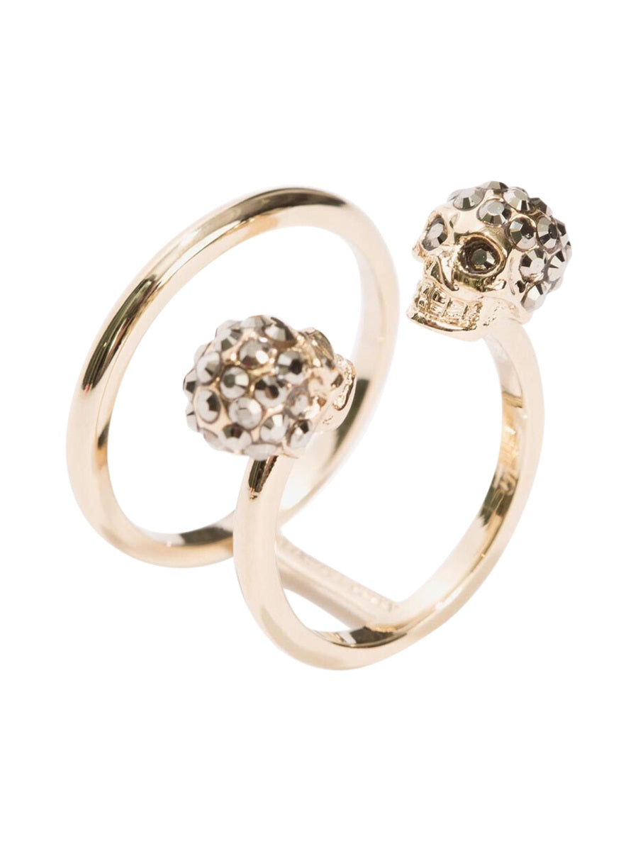 Alexander McQueen Rings - Gold | Wanan Luxury