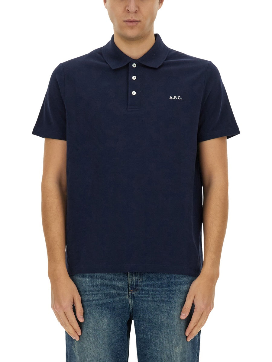 A.P.C. Polo - Blue | Wanan Luxury