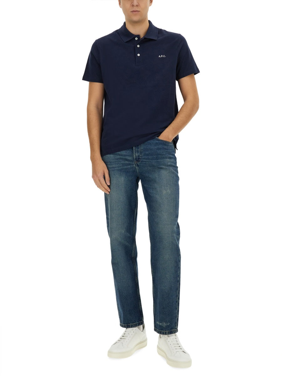A.P.C. Polo - Blue | Wanan Luxury