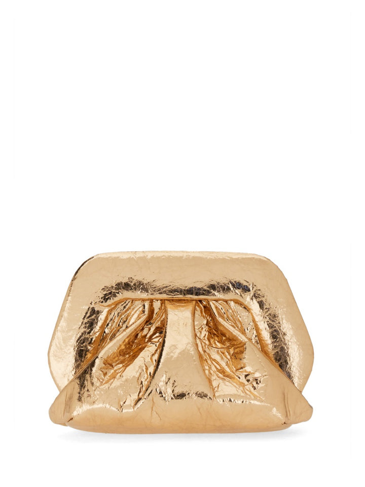 Themoirè Clutch Bags - Gold | Wanan Luxury