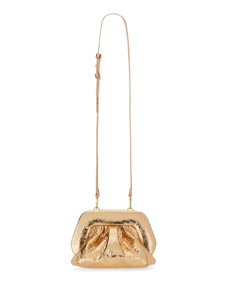 Themoirè Clutch Bags - Gold | Wanan Luxury