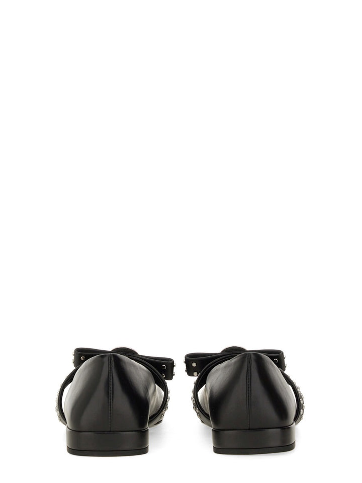 Versace Flat Shoes - Black | Wanan Luxury