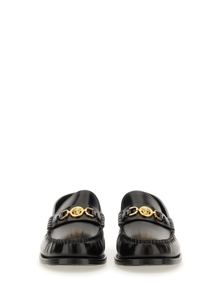 Versace Loafers - Black | Wanan Luxury