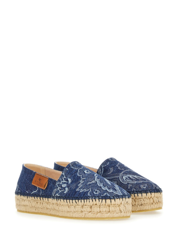 Etro Flat Shoes - Blue | Wanan Luxury