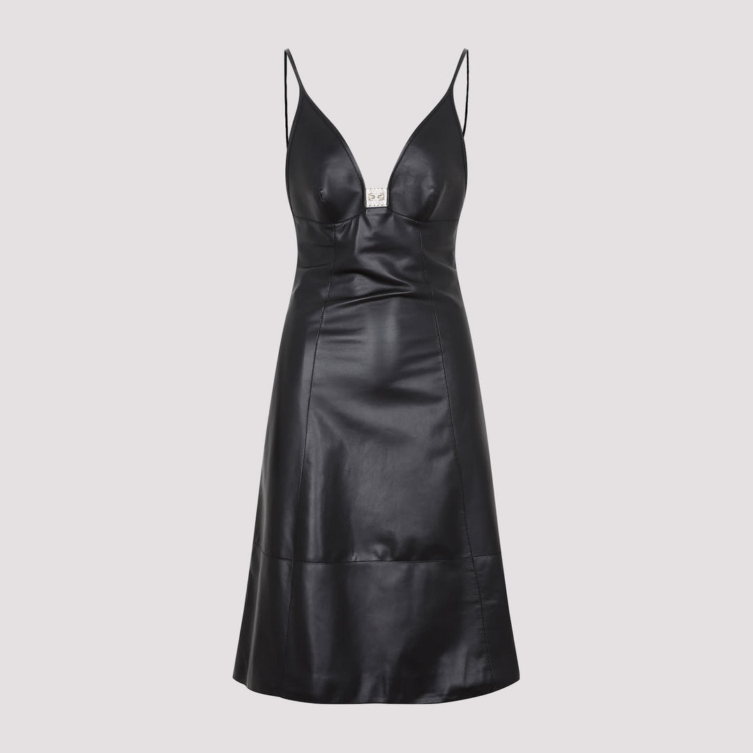 Dress In Nappa Dresses Black