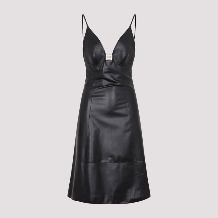 Dress In Nappa Dresses Black