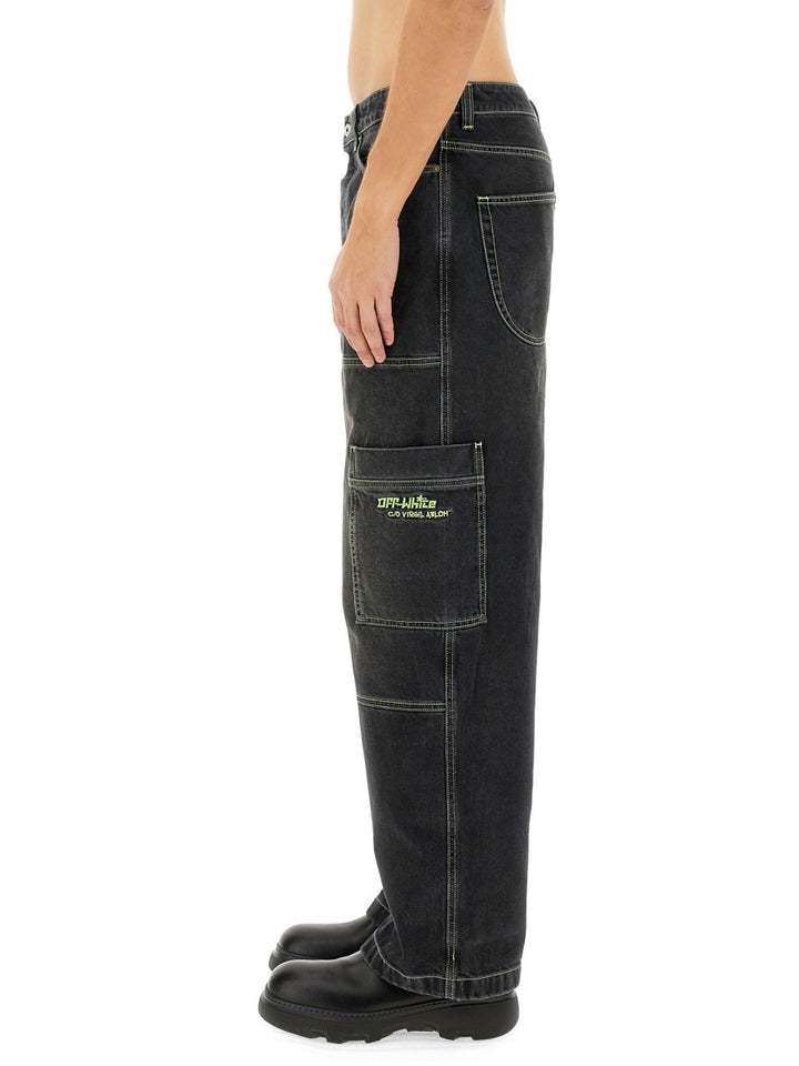 Off-White Denim - Black | Wanan Luxury