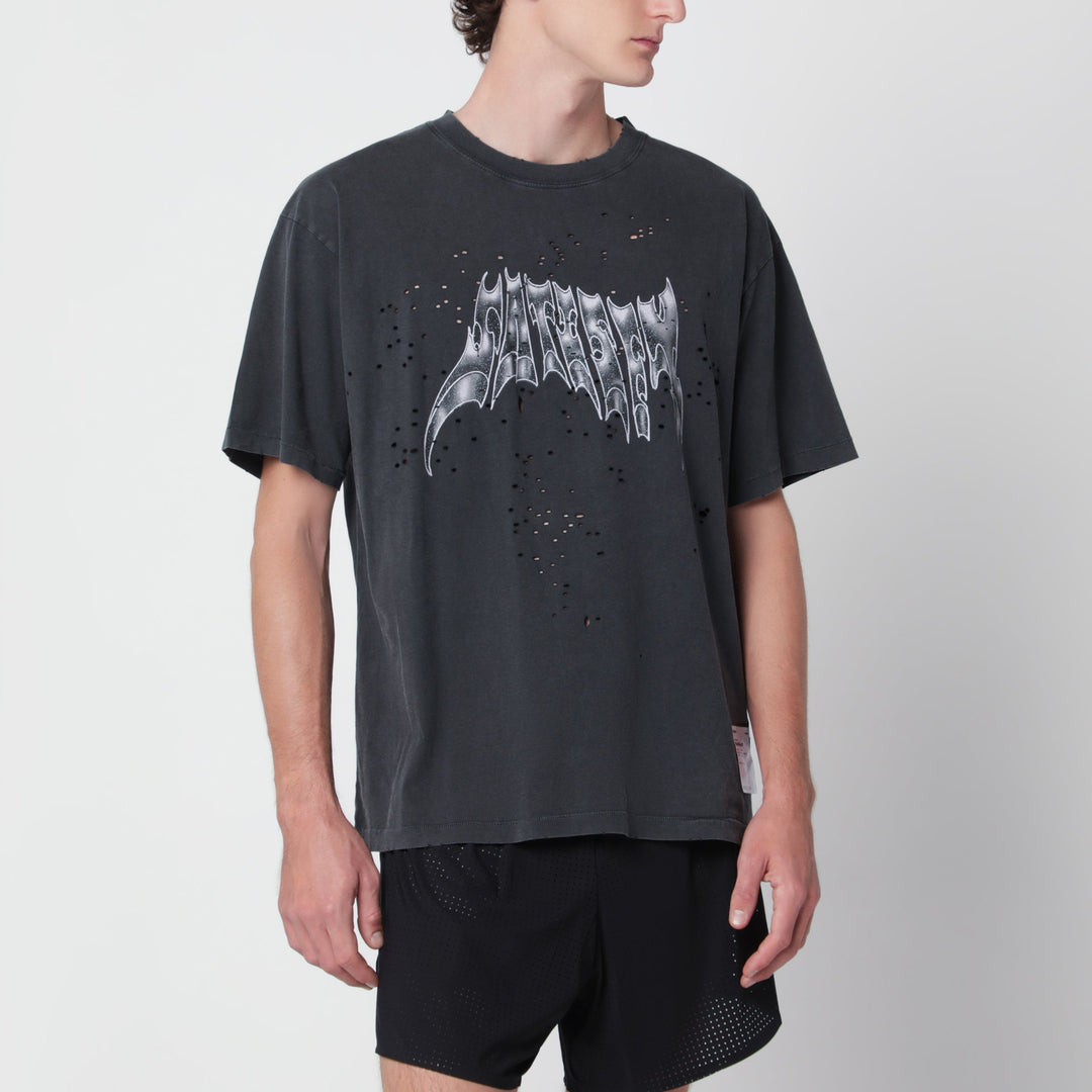 Satisfy Aged Black Moth Tech T-Shirt In Cotton