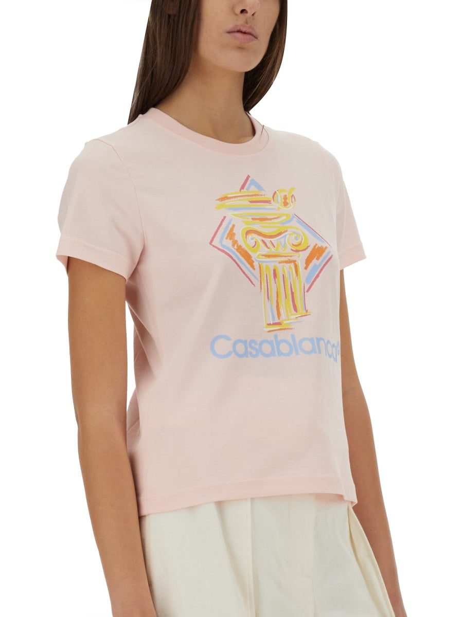 Casablanca T shirts - Pink | Wanan Luxury