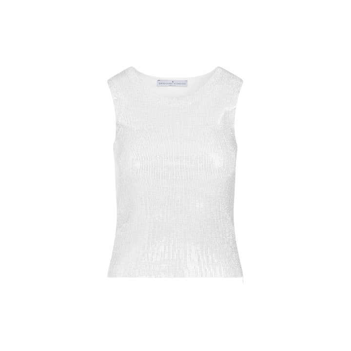 Ermanno Scervino Vests & tanks - Metallic | 3e581097f57f6e5f790580df82cbcd79d6f256ac
