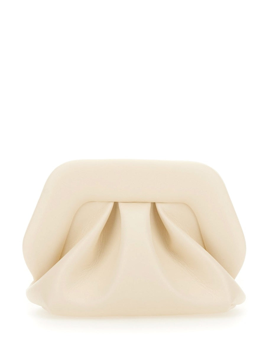 Themoirè Clutch Bags - White | Wanan Luxury