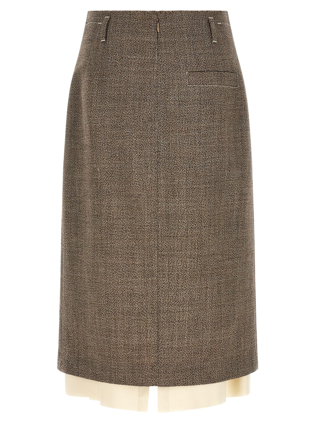 Tela Multi-Layer Hem Skirt Skirts - Beige | c824bfc9726f8f1b73eaf0d93faf9161f37ec605