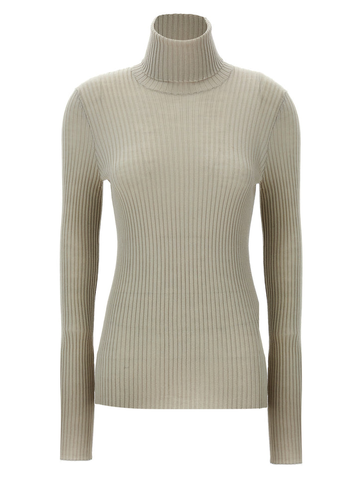 Ribbed Sweater Sweater, Cardigans White