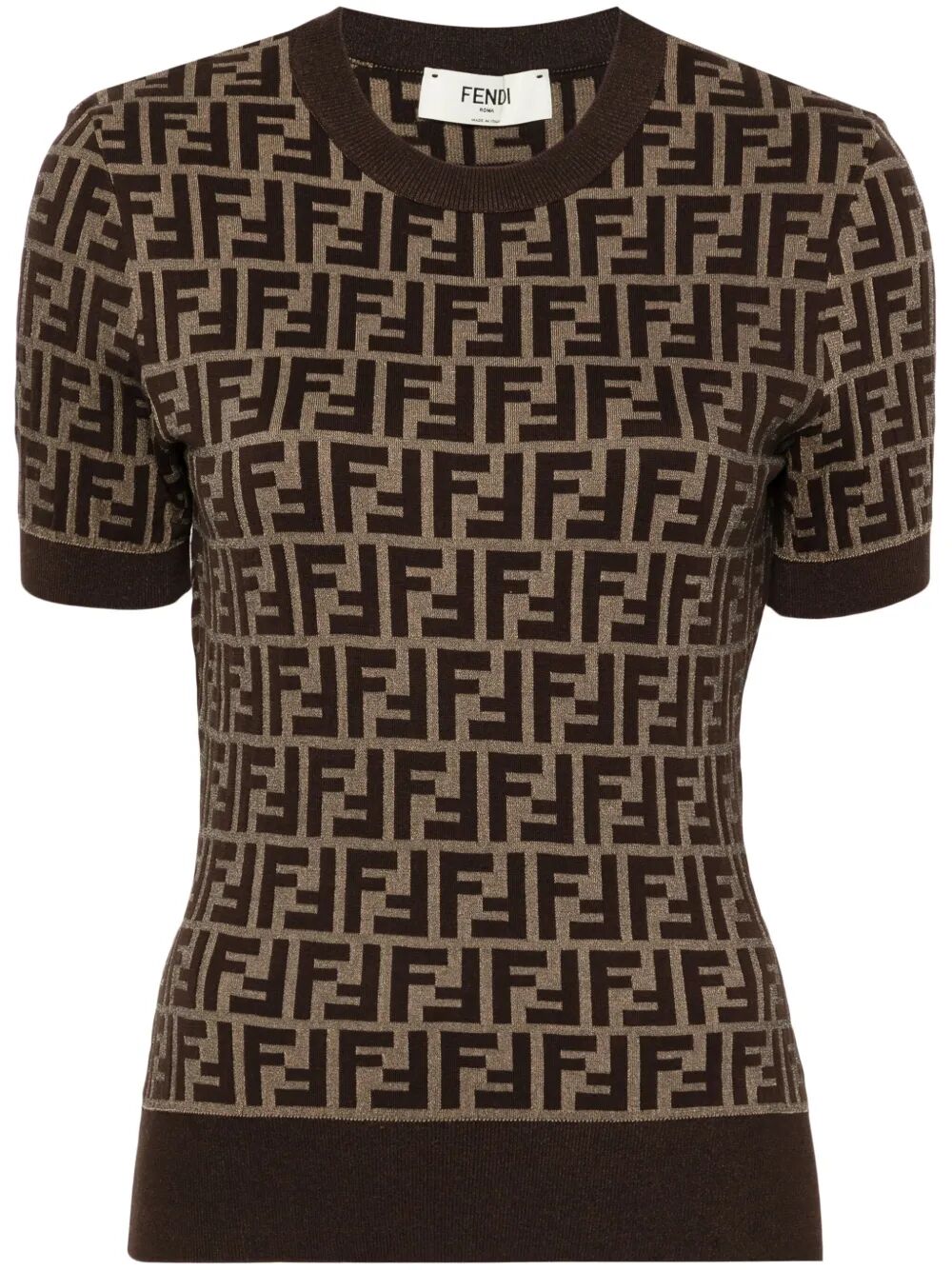 Fendi Round neck - Brown | ac450fca28c0c6e0cddcd739e9656a1288534924