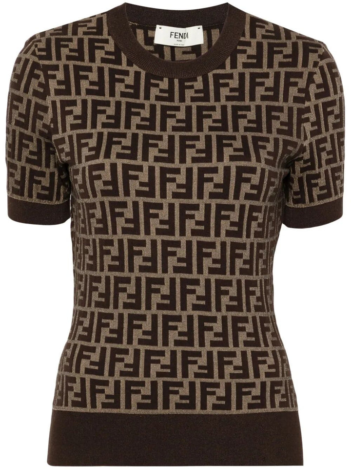 Fendi Round neck - Brown | ac450fca28c0c6e0cddcd739e9656a1288534924
