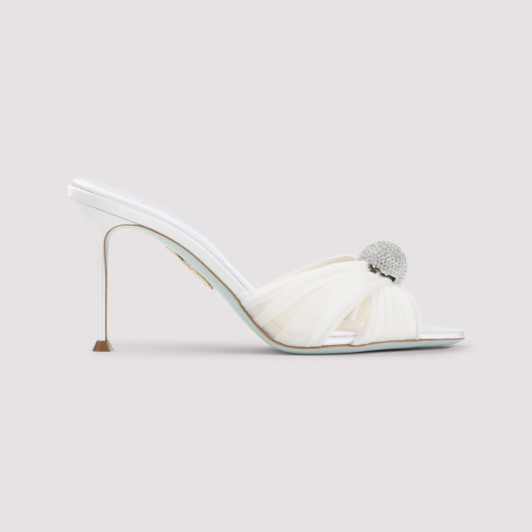 Aquazzura Mules - White | b3338400e048e84defe88dbf74e281f574dd472c