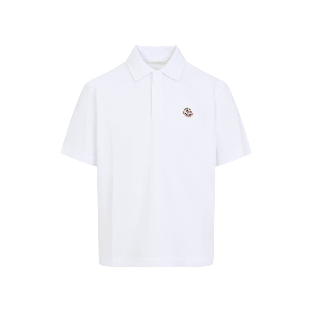 Moncler Polo - White | e84efe97ce6176932a76d0058d2df31a3992edb4